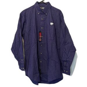 NWT Mens LSU Tigers Crable Sportswear Button Down Shirt M Purple